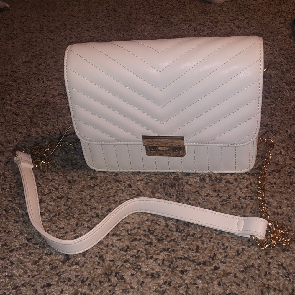 White purse